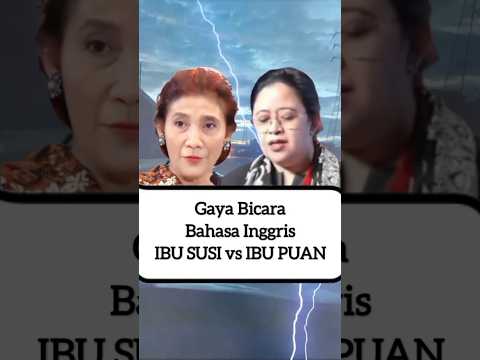 Gaya bicara Bahasa inggris Bu Susi & Bu Puan ⁉️😱🤣🤣 #breakingnews #viral