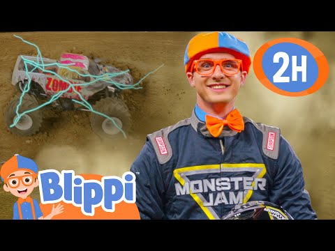 Blippi's Learns How To Drive A Monster Truck! | Trucks For Kids | Educational Videos for Kids