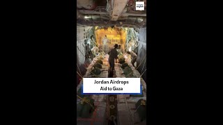 Jordan Airdrops Aid To Gaza