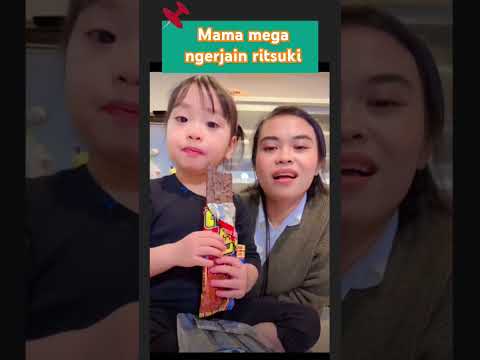 ritsuki nggak sadar coklat nya dimakan mama mega