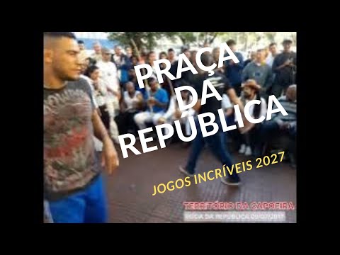 "Jogos Incríveis de Capoeira na Roda da Praça da República | 09/07/2017 | Território da Capoeira