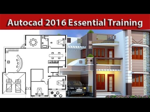 AutoCAD Architectural house 2d plan Tutorial For...