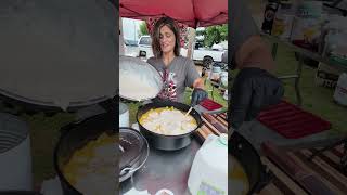 Peach cobbler at Bama Bash