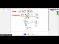 Solving Inequalities in Word Problems
