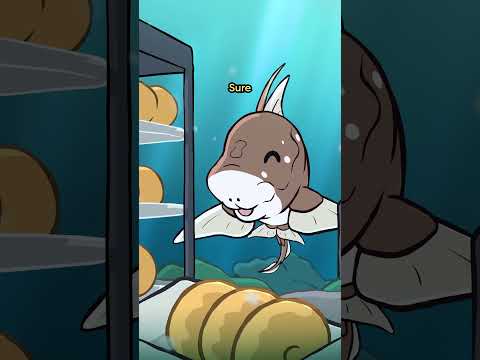 Spotted Ratfish 🐭🐟 #animation #original #cartoon