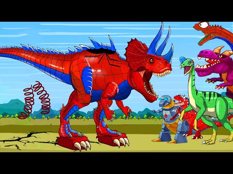 ULTIMASAURUS VS INDOMINUS REX: Hybrid Showdown!! | Jurassic World Evolution 2 (Cartoon Animation)