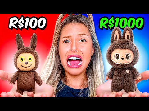 TESTAMOS O LABUBU ORIGINAL VS LABUBU FALSIFICADO !!!