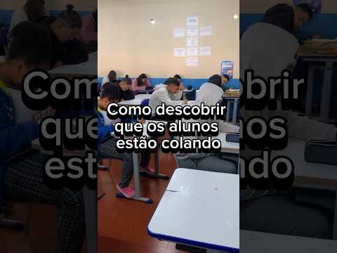 Como descobrir que os alunos estão colando?👀😂😂#prova #escola #memes #professor #professora #humor