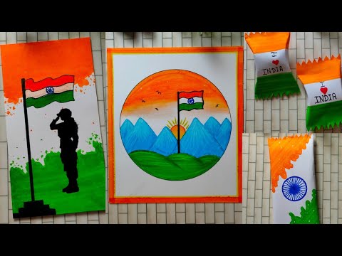 easy independence day drawing ideas 🇮🇳🎈#independenceday#drawing#art#painting