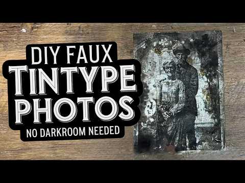 Simple Diy Trick To Create Vintage-style Faux Tintype Photos!