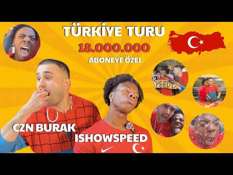 ISHOWSPEED TÜRKİYE TURU ( CRAZY TURKEY ) 18.000.000 ABONEYE ÖZEL@IShowSpeed