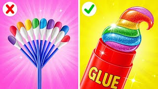 AWESOME DRAWING CHALLENGE || School Hacks And Supplies by 123 GO SCHOOL