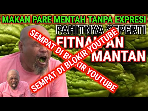 MAKAN PARE MENTAH PAHITNYA SEPERTI FITNAH AN MANTAN - Pak Ndul