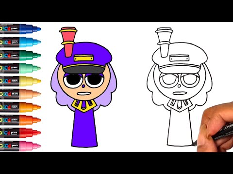 How to Draw Sprunki OC Valerie