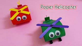 Paper Helicopter 🚁 | Easy Origami Helicopter | Paper Craft Ideas | DIY School Project | Origami Art