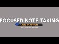 Focus Note-Taking Strategies