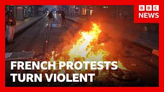 YouTube video thumbnail: Nearly 1,000 Arrested as Demonstrations in France Turn Violent