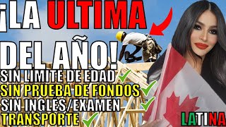 CANADÁ TE DARÁ CIUDADANÍA TRABAJANDO EN ESTO 🍁4 NUEVOS PROGRAMAS PARA LATINOS