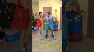 Funny Show of Stepping on Balloons