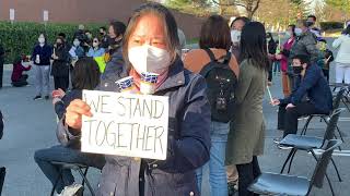 Candle Light Vigil for Victims of Atlanta Shooting