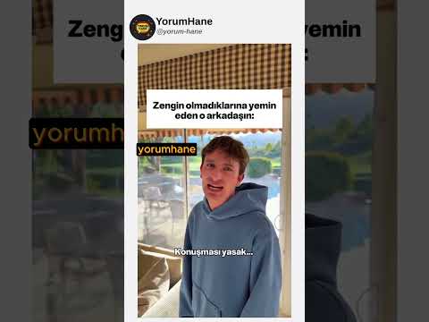 Komik İnstagram Videoları | Arkadaşın aslında zengindir... #komedi #komik #mizah #youtubeshorts