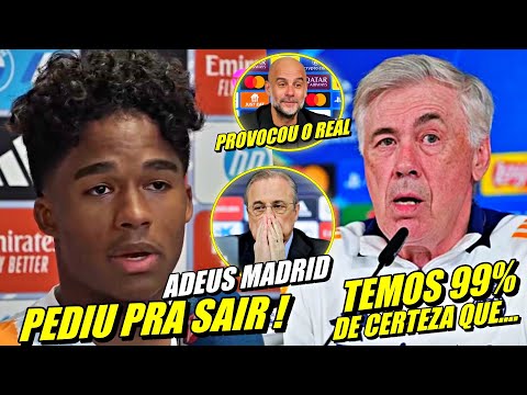 ENDRICK FORA DO REAL ! DECISÃO CHOCA A ESPANHA ! ANCELOTTI MANDA A REAL PARA PEP ! ENTENDA TUDO E +