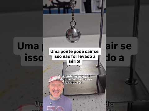 Uma ponte pode cair se isso não for levado a sério!