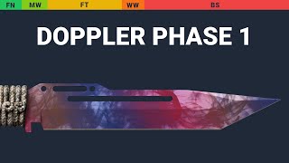 Paracord Knife Doppler Phase 1 Wear Preview video