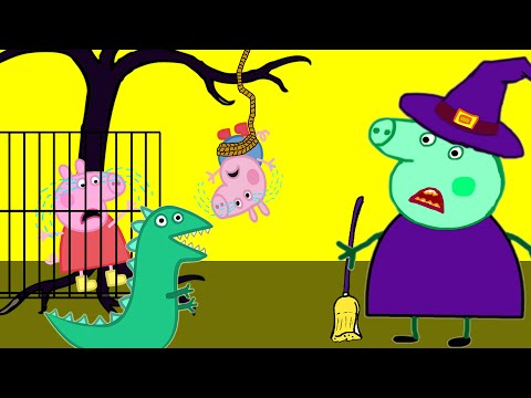 Peppa pig Crying kidneping Witch vs Dinosaur | Peppa Pig English New Parody