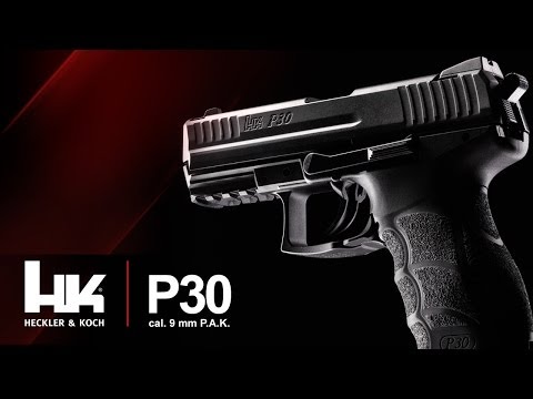 Plynová pistole Heckler&Koch P30 černá cal.9mm