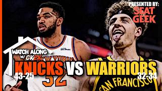 NEW YORK KNICKS VS GOLDEN STATE WARRIORS LIVE PLAY BY PLAY! | WATCH ALONG W/ CK2K