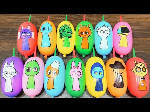 Making Slime with Funny INCREDIBOX Balloons - Satisfying Slime video