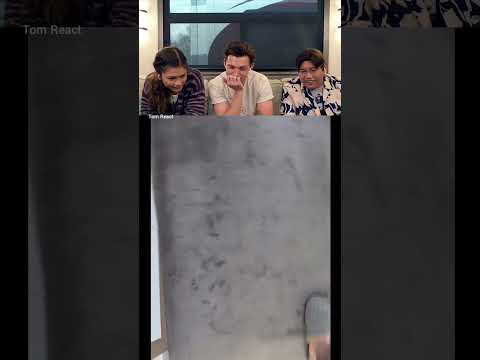 Try to laugh Tom Holland react part 12 #tomholland #trynottolaugh #funny