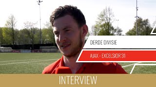 Screenshot van video Pim ten Have: "We hebben een zware periode gehad" | Ajax - Excelsior'31