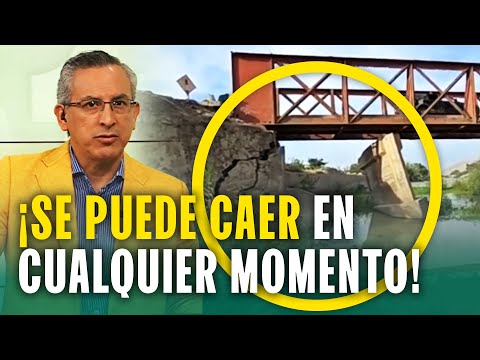 Puente en Huaral a punto de caerse: Lo usan agricultores para ir a mercados y megapuerto de Chancay