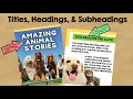Exploring Nonfiction Text Features