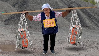 Puso a su Suegra a cargar Cemento sin que su hijo supiera la verdad.