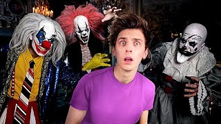 الغميضة ضد المهرجين المخيفين في المتنزه!