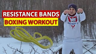Solo Boxing Workout with Resistance Bands: Train Like a Pro Anywhere #boxing #homeworkout #rubber