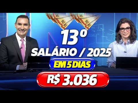 INSS: 1ª PARCELA do 13º SALÁRIO para os APOSENTADOS - CALENDÁRIO INSS 2025 - VEJA DATAS e VALORES