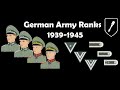 German Army Ranks and Features