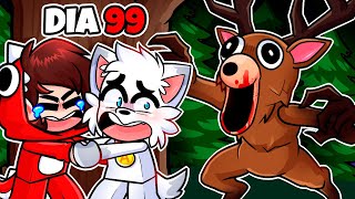 ¡SOBREVIVÍ 99 NOCHES EN EL BOSQUE! 😨🌲 (99 NOCHES EN EL BOSQUE ROBLOX)