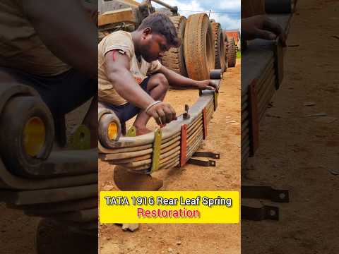 Truck Leaf Spring Restoration Tools #shorts #ytshorts #shortsfeed #leafspring #santoshpattimistry