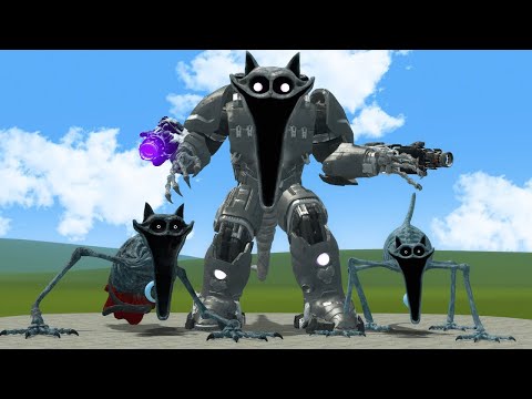 NIGHTMARE MECHA TITAN GREY CATNAP in Garry's Mod!!!