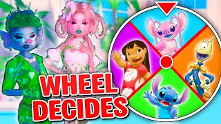 Mystery Wheel Decides WHO I AM in Dress to Impress *LILO AND STITCH*
