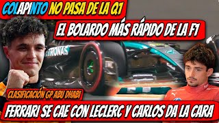 FERRARI NECESITA UN MILAGRO - HAMILTON TODO EN CONTRA - LANDO BRILLA Y COLAPINTO SUFRE FORMULA 1