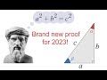 Understanding the Innovative Trigonometric Proof of the Pythagorean Theorem