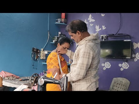 झोपाळु टेलर बाई बघून 🫠#villagecomedy