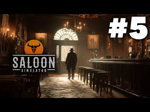 Saloon Simulator Gameplay Walkthrough Part 5 - BANDIT TROUBLE