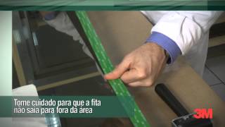 Vídeo adicional 1 do item FITA ADESIVA PARA COLAGEM PELE DE VIDRO /ACM/DIVERSOS